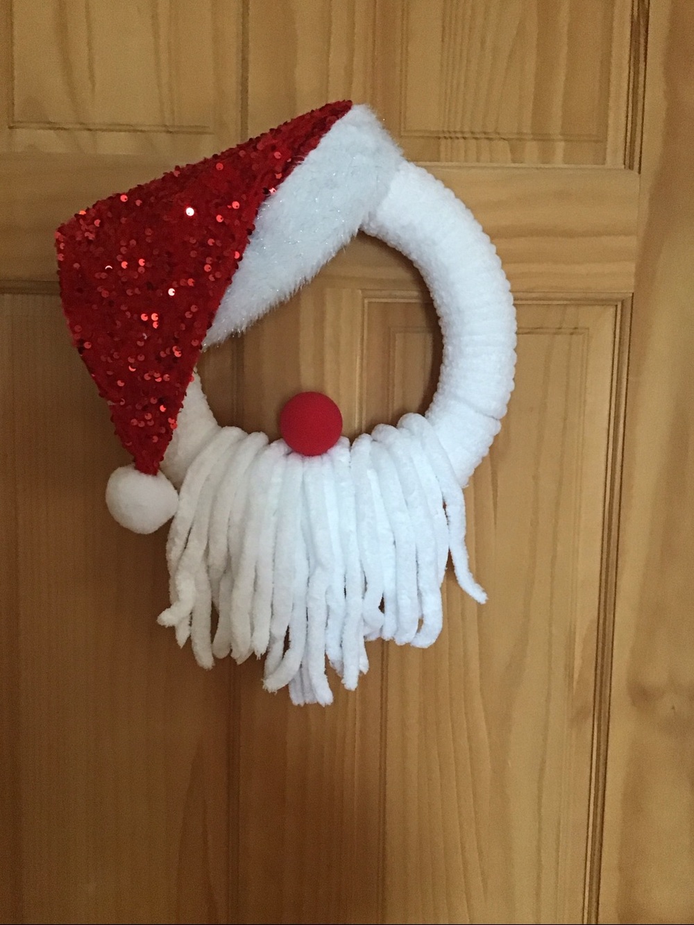 Homemade Christmas wreath